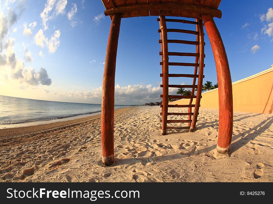 A Luxury All Inclusive Beach Resort At Morning