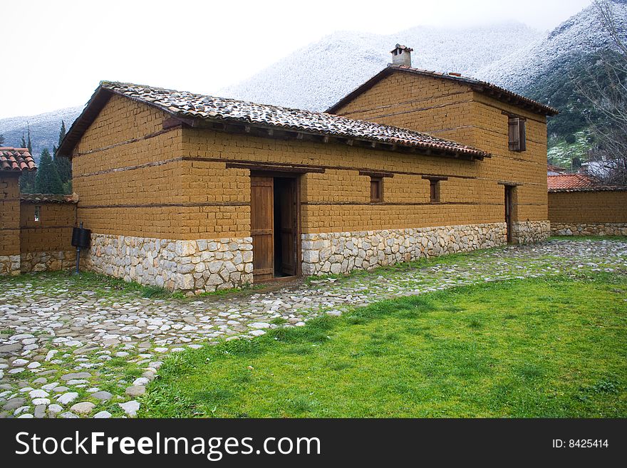 Old house in a Greek village