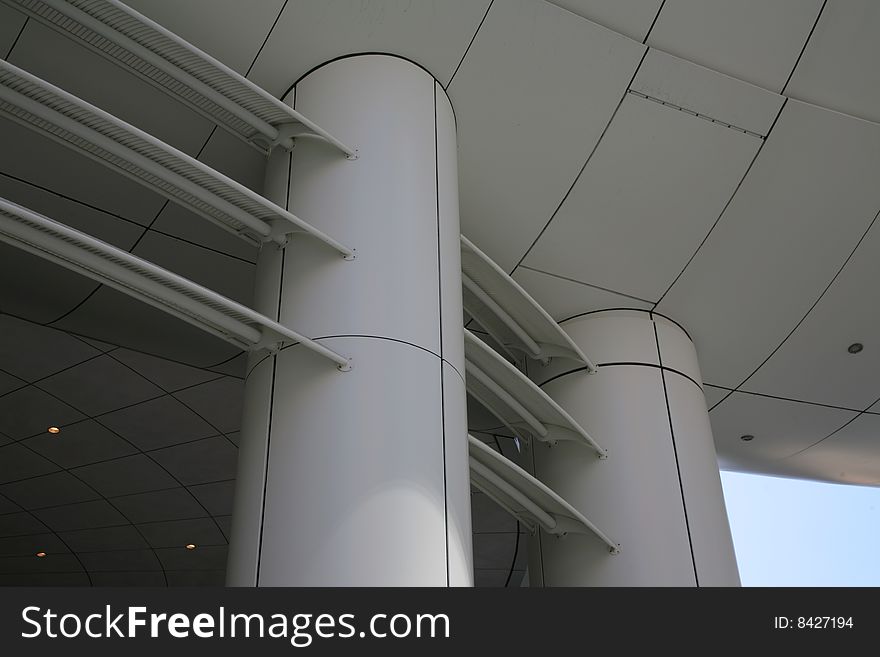 Airport Hanger Support Columns