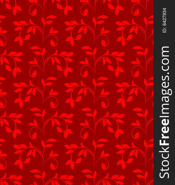 Red seamless pattern. Vector illustration