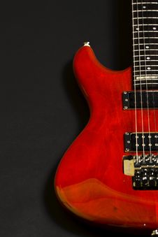 Closeup Of An Electric Guitar Stock Photography Closeup Of An Electric Guitar Stock Photography