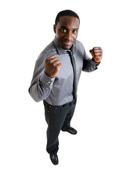 Business Man With His Hands Up Royalty Free Stock Image Business Man With His Hands Up Royalty Free Stock Image