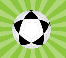 Soccer Ball With Rays Royalty Free Stock Photos Soccer Ball With Rays Royalty Free Stock Photos