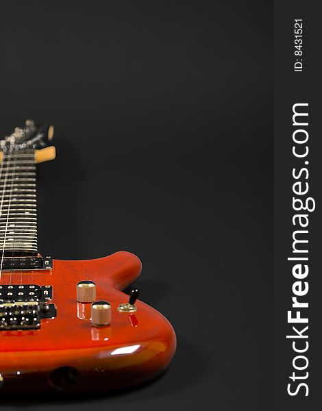 Closeup Of An Electric Guitar