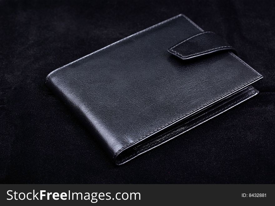 Leather Wallet Studio Shot.