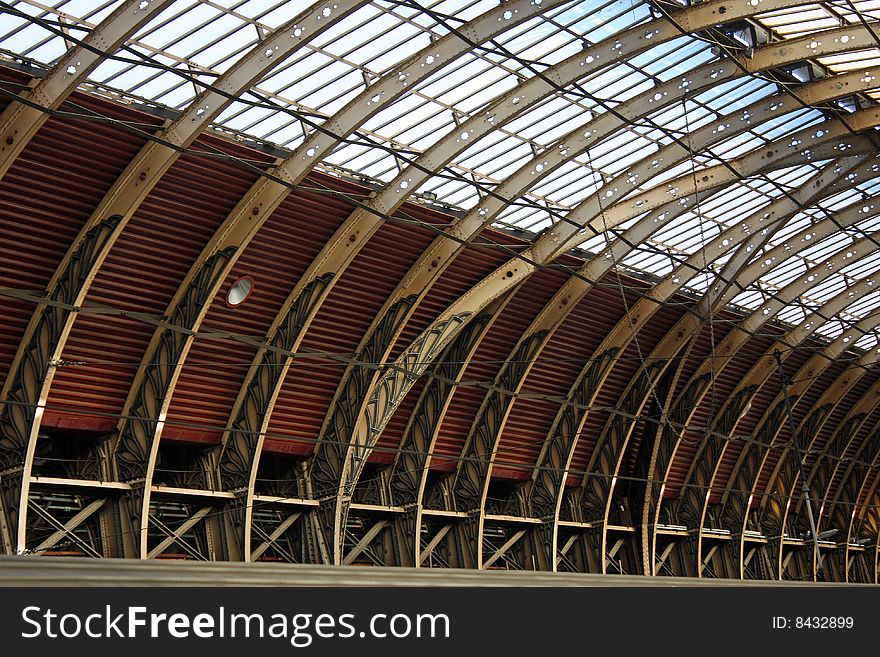 Train Station Roof Interior