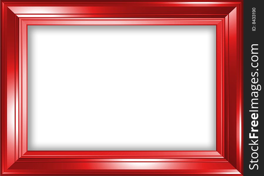 Empty Frame isolated on white. Empty Frame isolated on white.