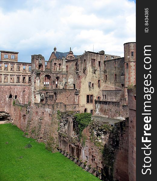 Old castle located in Heidelberg,Germany