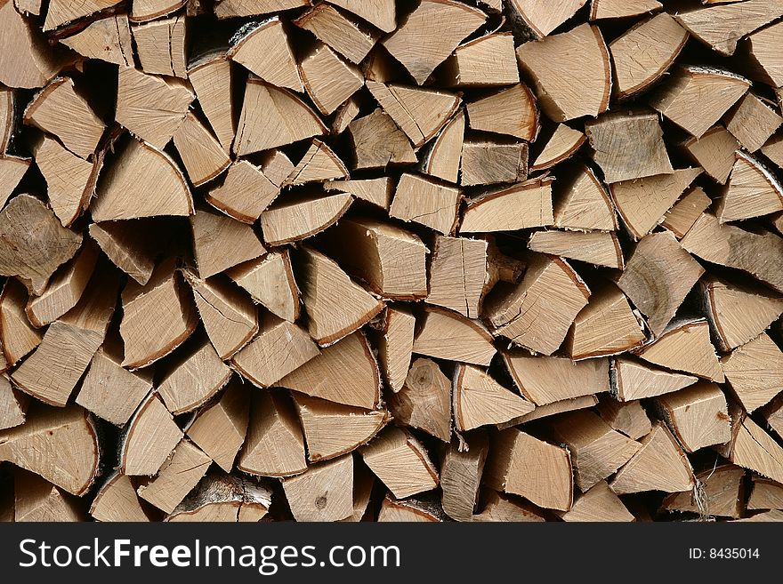 Firewood as a background or texture