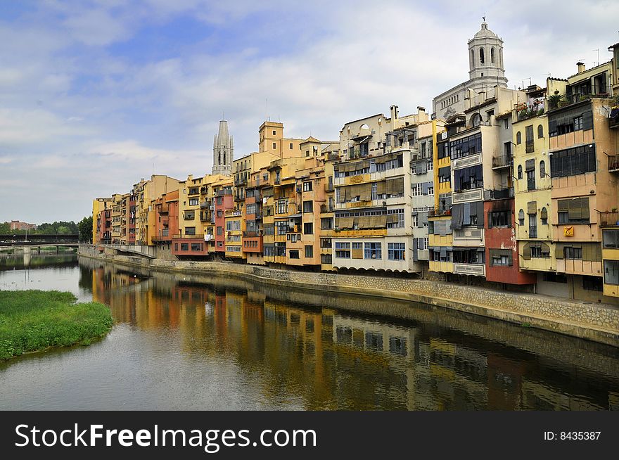 City of Gerona in Spain