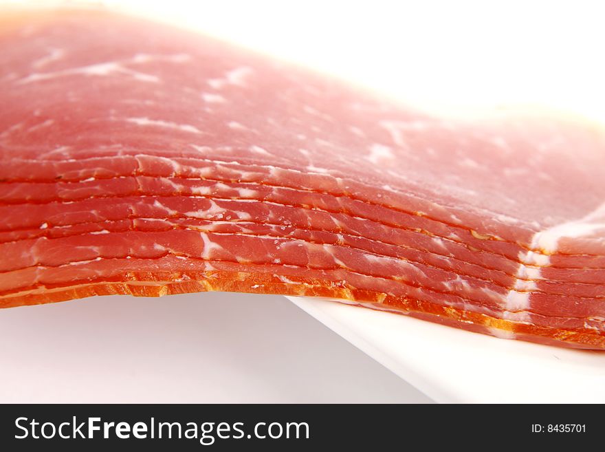Fresh and tasty smoked ham