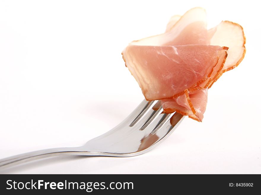 Fresh and tasty smoked ham