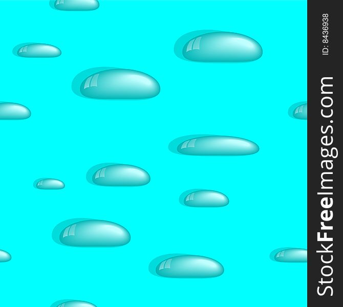 Seamless Background With Drops