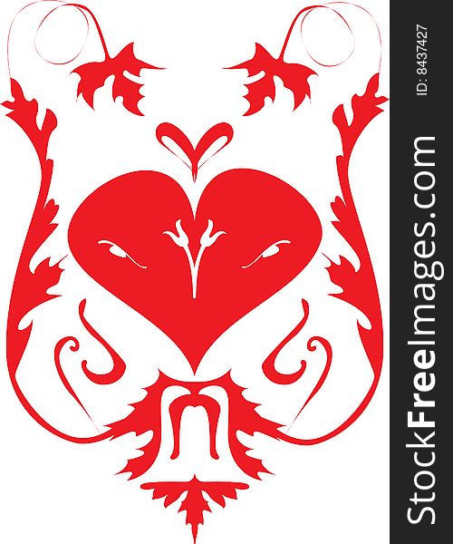 Red Decorative Heart