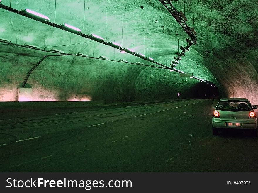 The longest tunnel in Norway. The longest tunnel in Norway