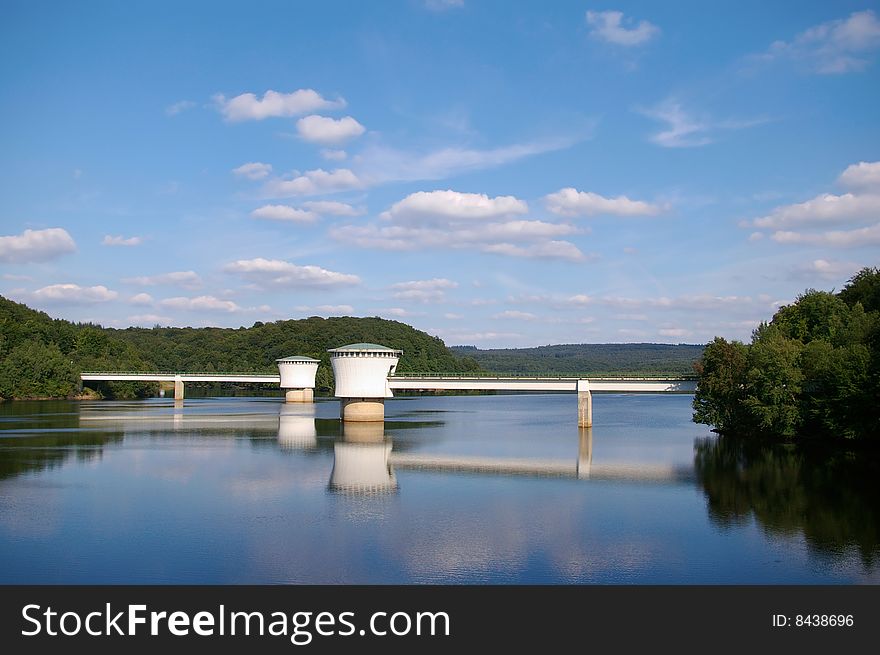 Artificial Lake In The Ardennes