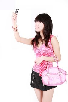 A Beautiful Asian Girl Royalty Free Stock Photos A Beautiful Asian Girl Royalty Free Stock Photos