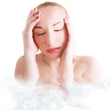 Woman With Migraine Stock Images