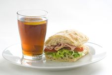 Delicious Sandwich Of Ham Cheese Lettuce Tomato Royalty Free Stock Image Delicious Sandwich Of Ham Cheese Lettuce Tomato Royalty Free Stock Image