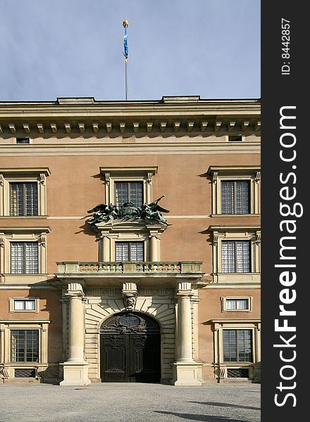 Entrance of a stockholm palace