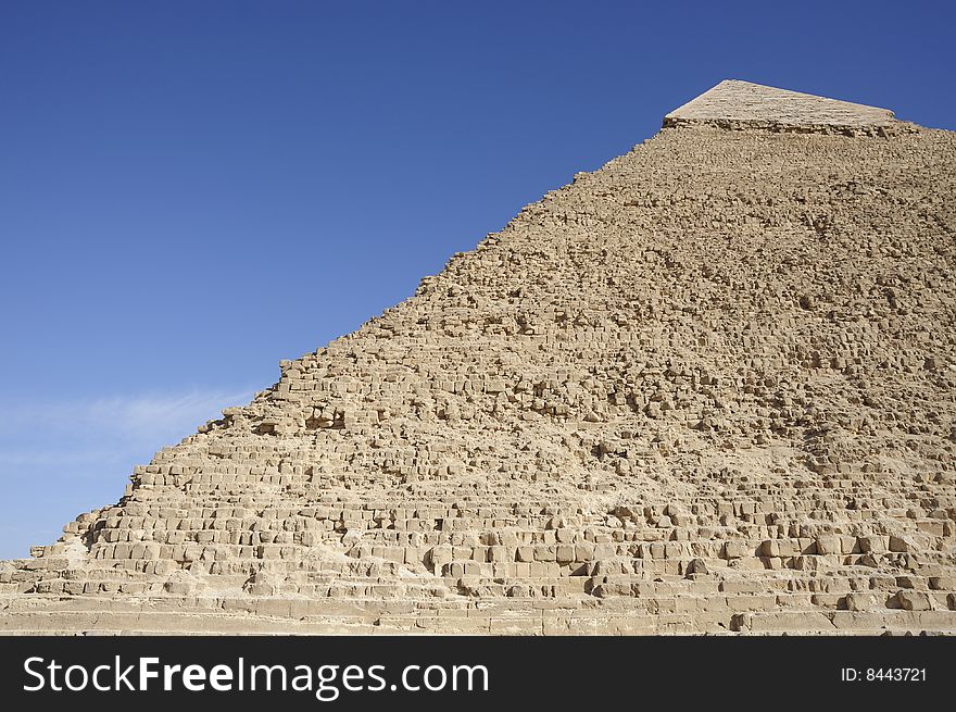 The Great Pyramid Of Chephren At Giza