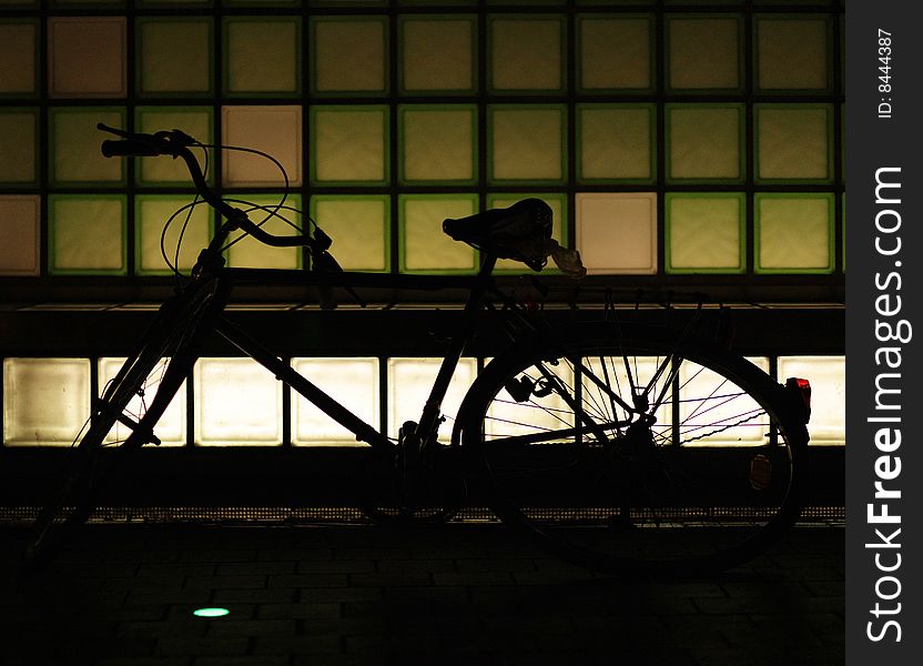 The thrown Dutch bicycle in Duesseldorf