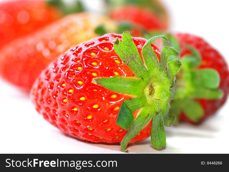 Close up Fresh Strawberries Fruits. Close up Fresh Strawberries Fruits