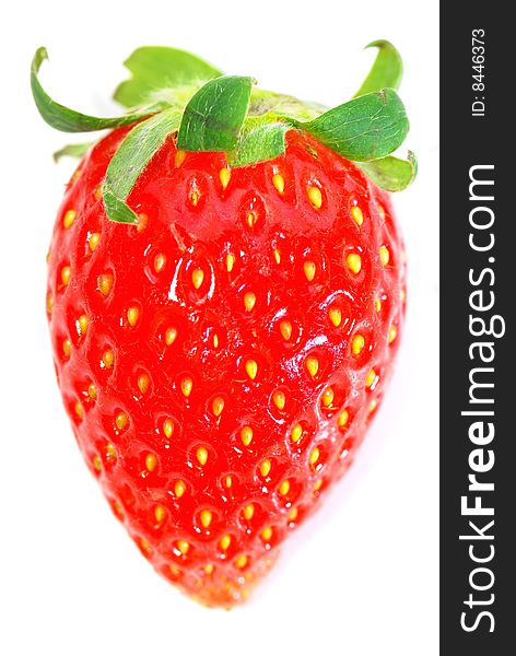 Isolated Fresh Strawberries Fruits with white background. Isolated Fresh Strawberries Fruits with white background