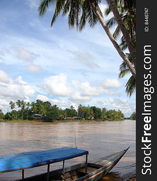 The moving scenery of River Mekong
