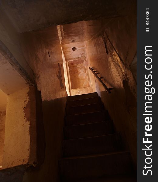 Inside of Amber Fort in Jaipur, India