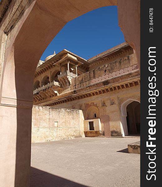 Imperial Harem Of Amber Fort In Jaipur, India