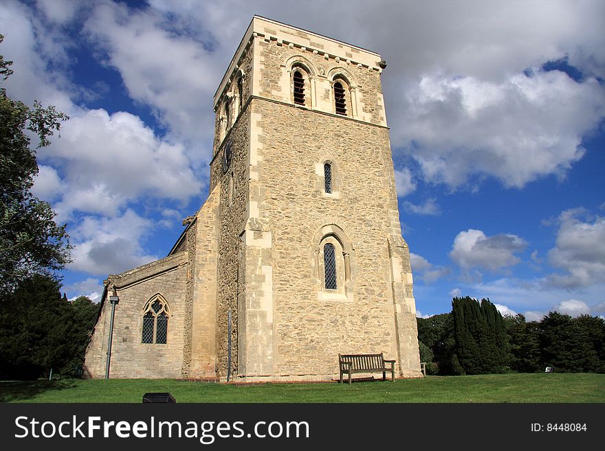 St Maryâ€™s Church at Garsington in Oxfordshire England. St Maryâ€™s Church at Garsington in Oxfordshire England