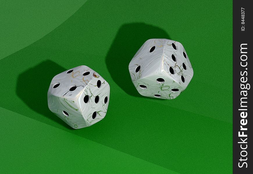 There is a perfect dice of lucky.