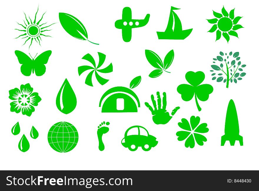 Stock photo: an image of a set of various things