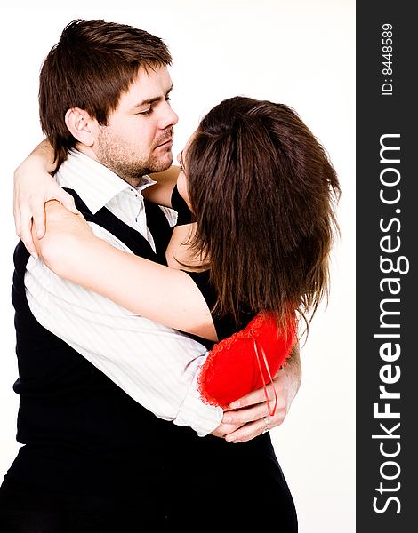 Stock photo: an image of man and woman embracing. Stock photo: an image of man and woman embracing