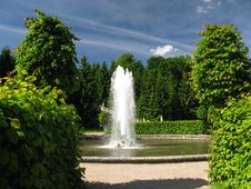 Fountain In Royal Garden Stock Photos Fountain In Royal Garden Stock Photos