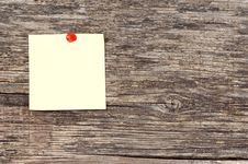 Note On Wood Royalty Free Stock Images Note On Wood Royalty Free Stock Images