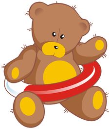 Teddy Bear With Life Buoy Royalty Free Stock Image Teddy Bear With Life Buoy Royalty Free Stock Image