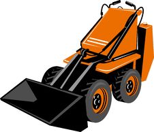 Compact Skid Steer Stock Photo