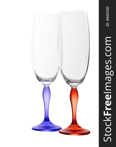 Isolated two colour glasses 4