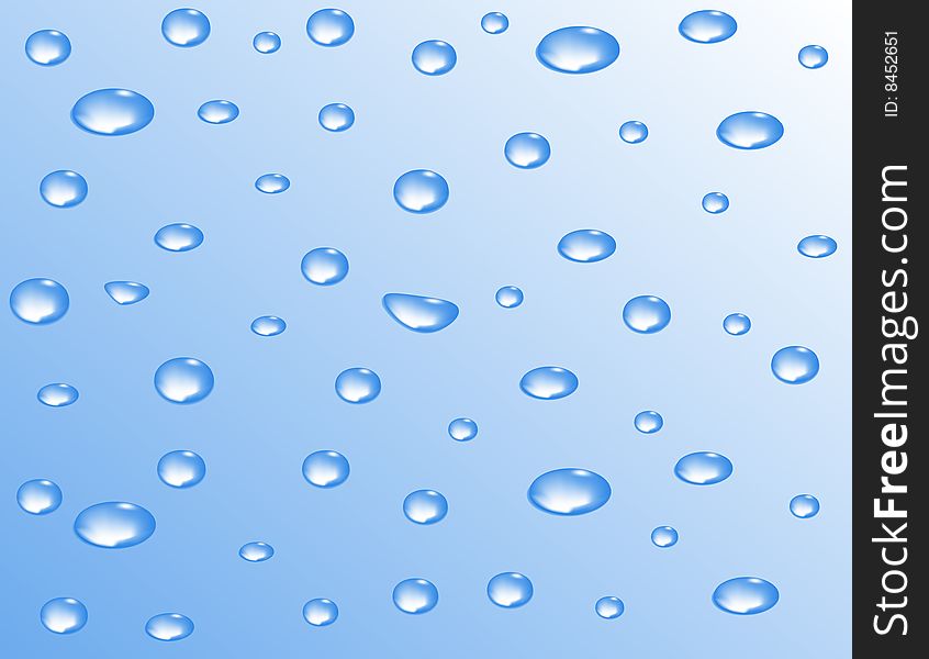 Vector - shiny surface covered in water drops. Vector - shiny surface covered in water drops