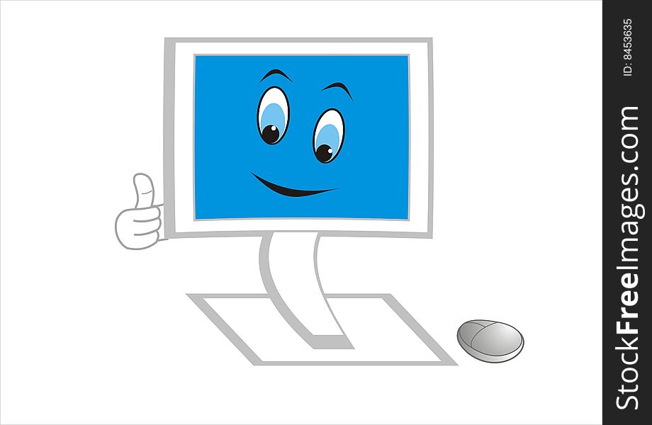 Computer illustration isolated on white background. Computer illustration isolated on white background.