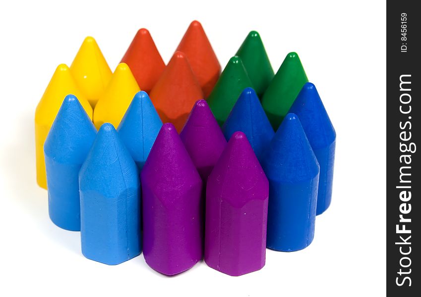 Several Wax Crayons