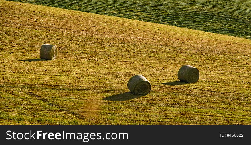 Three Bals Of Hay