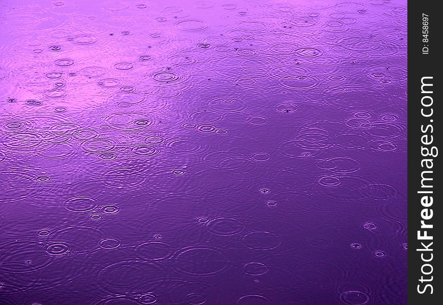 Sparks of drops of a rain on a violet background. Sparks of drops of a rain on a violet background.