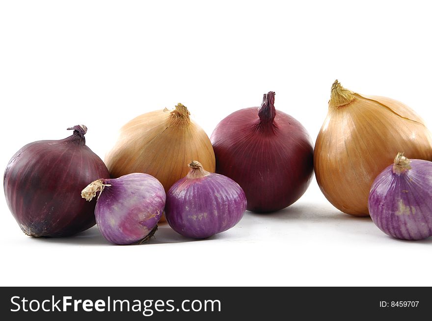 Group of fresh red onions. Group of fresh red onions