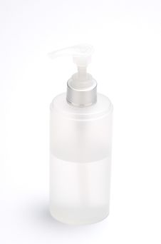 A Bottle With Nozzle Royalty Free Stock Photo A Bottle With Nozzle Royalty Free Stock Photo