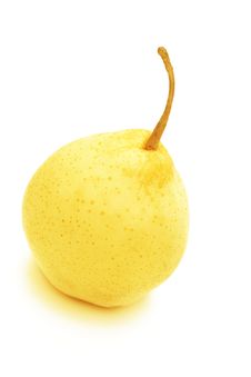 Yellow Pear. Royalty Free Stock Photos