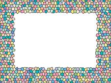 Stained Glass Frame Royalty Free Stock Photography Stained Glass Frame Royalty Free Stock Photography
