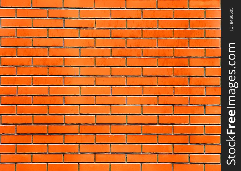 Red brick wall for the backgrounds